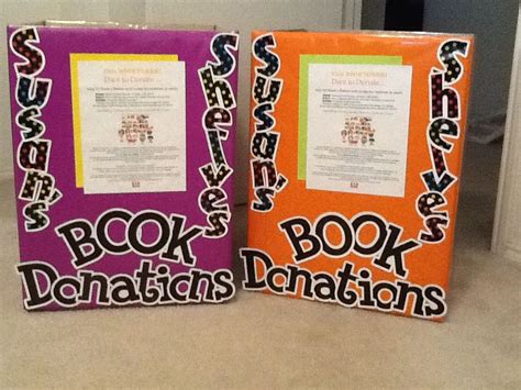 Book donation drop off boxes all ready to be delivered! | Donation drop off, Donate books, Books