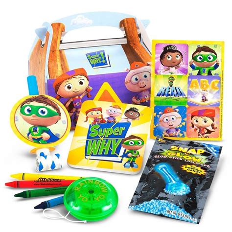 Super Why Birthday Party Supplies - Cool Stuff to Buy and Collect | Super why birthday, Super ...