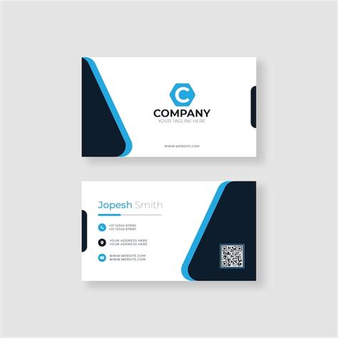 Premium Vector | Modern and creative vcard design