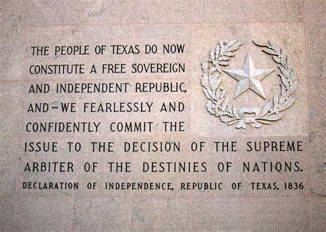 The Texas Declaration Of Independence, Signed Today 183 Years Ago