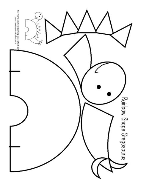 Template Printing | Kids crafts birds, Dinosaur crafts, Preschool crafts