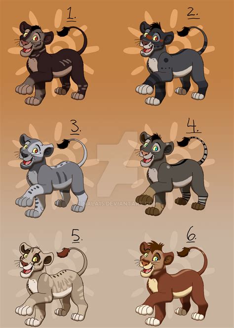 Lion Cub Adoption Auction - CLOSED by Nala15 on DeviantArt