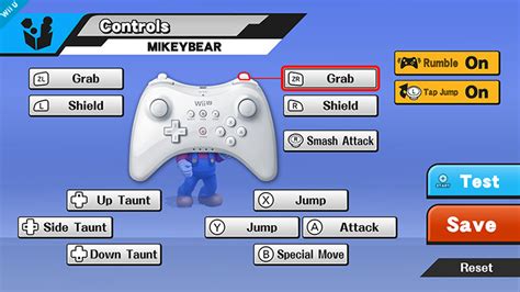 Image - Controls screen (Wii U Pro Controller).jpg | Smashpedia ...