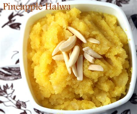 Pineapple Halwa - Semolina & Pineapple Pudding - Cook With Manali