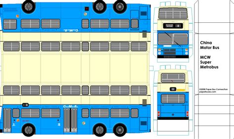 Paper Bus Connection – 紙巴士總匯 » Blog Archive » CMB Super Metrobuses | Bus, Paper models, Paper car