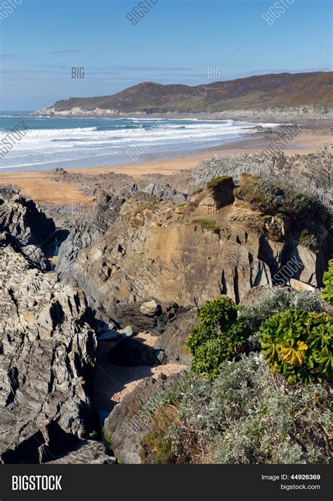 Woolacombe Bay Beach Image & Photo (Free Trial) | Bigstock