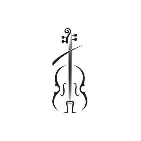 violin icon logo vector design template 12048534 Vector Art at Vecteezy