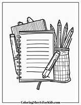 Notebook Coloring Pages Free PDF Downloads  Sheets For Kids sketch template