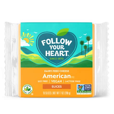 Follow Your Heart Dairy-Free American Cheese Slices, 7 oz - Walmart.com