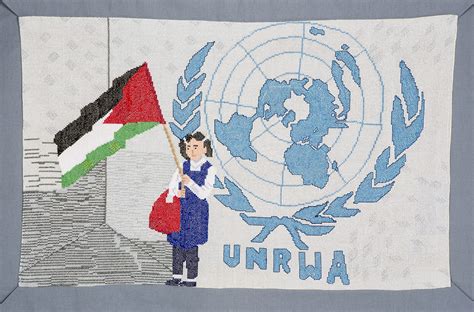 UNRWA founded, 1949 - PALESTINIAN HISTORY TAPESTRY