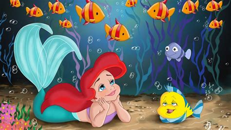 disney screensaver | Little Ariel Disney - Wallpapers HD desktop ...