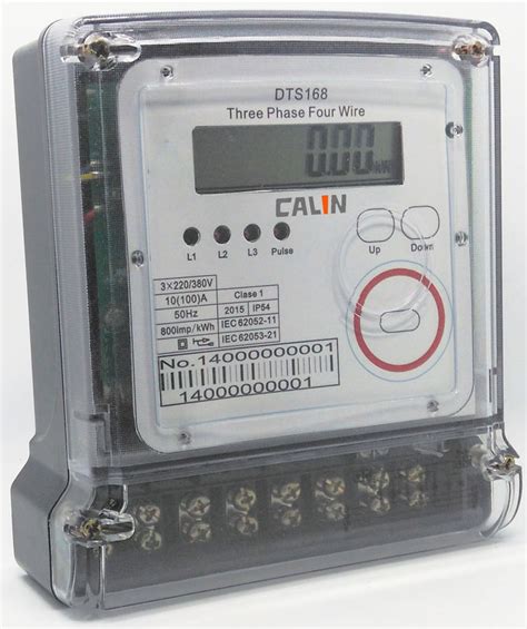 Backlit Lcd Prepaid Electricity Meters 5A Digital Electric Meter Remote Control