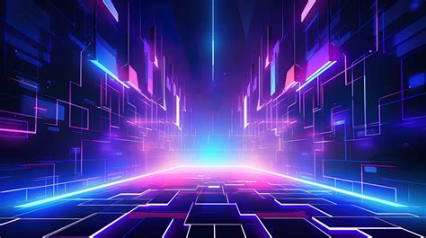 Abstract neon light gaming background, generated by AI 25934704 Stock Photo at Vecteezy