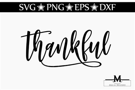 Thankful SVG By Mulia Designs | TheHungryJPEG