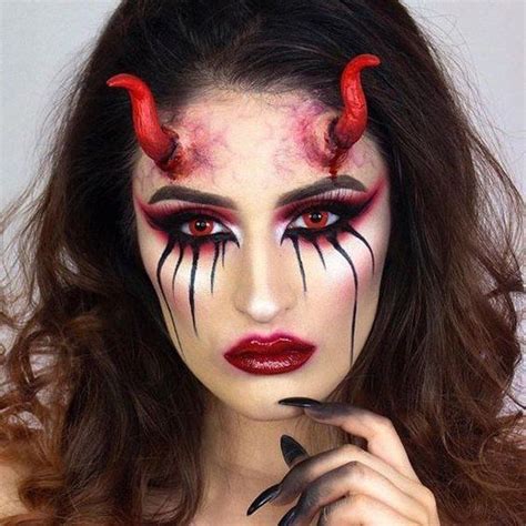 Maquillaje de DIABLESA: 15 diseños para lucir encantadora! | Devil ...