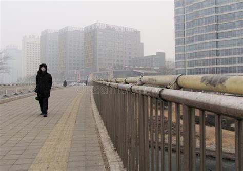 Air pollution in Beijing editorial stock image. Image of environment - 28951849