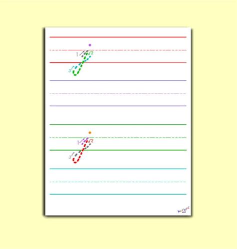 Cursive J Worksheet Capital Cursive J, Lowercase Cursive J - Etsy