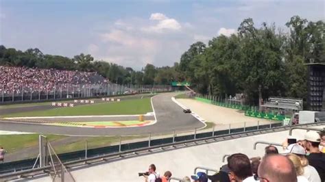 The view from Grandstand 6c on Prima Variante at Monza, 2014 Italian Formula 1 Grand Prix - YouTube