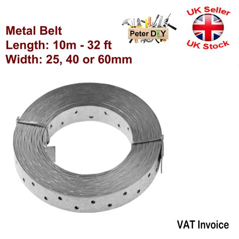 Galvanised Perforated Metal Fixings Securing LONG TAPE Band Belt 10m - 32 ft | eBay