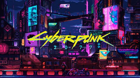 [100+] Cyberpunk Pixel Art Wallpapers | Wallpapers.com