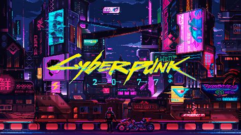 [100+] Cyberpunk Pixel Art Wallpapers | Wallpapers.com