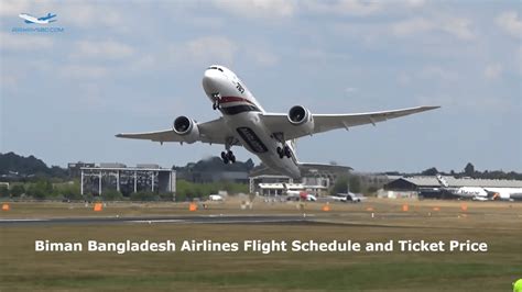 Biman Bangladesh Airlines Flight Schedule, Ticket Price 2023