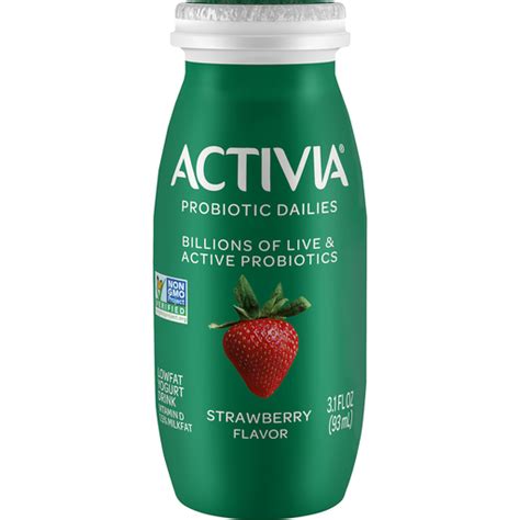 Activia® Probiotic Dailies Strawberry Lowfat Yogurt Drink 3.1 fl. oz. Bottle | Shop | Elmer's ...