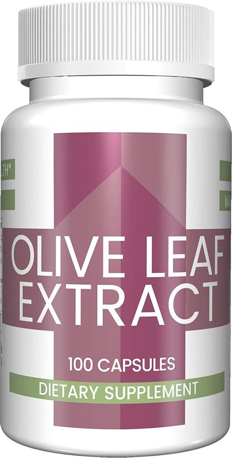 Olive Leaf Extract Capsules (100 Capsules, 800 mg per Serving) (2 ...