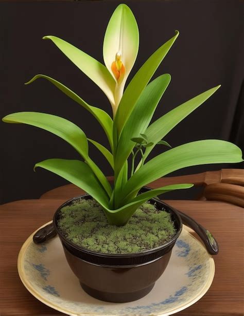 Premium AI Image | Catasetum orchid flowers