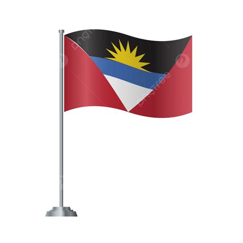 Antigua Flag, Antigua, Flag, Antigua And Barbuda PNG and Vector with ...