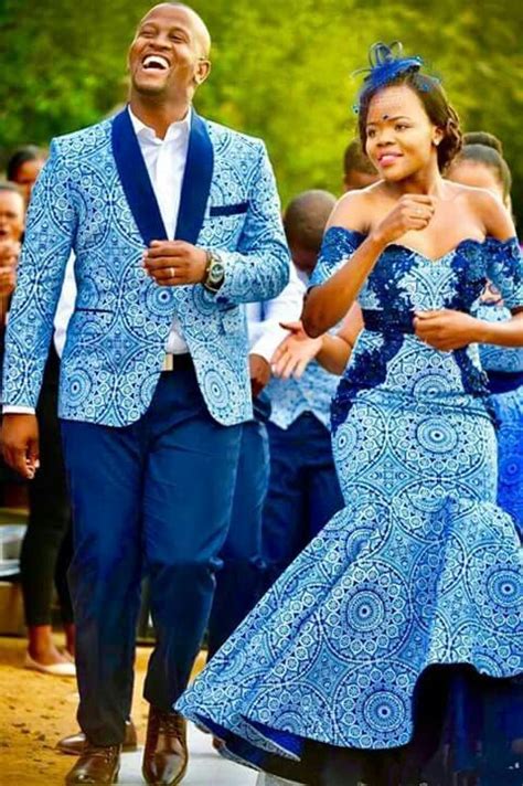 Tswana Traditional Attire 2019 For South African Women The color of the Ts… | African ...