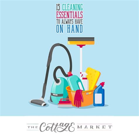 15 Cleaning Essentials to Always Have On Hand - The Cottage Market