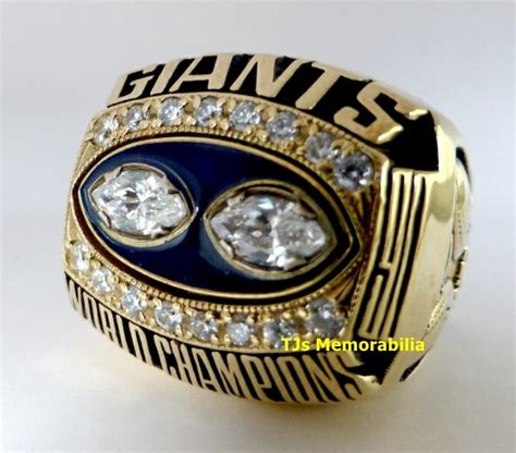 1990 NY NEW YORK GIANTS SUPER BOWL XXV CHAMPIONSHIP RING - Buy and Sell ...