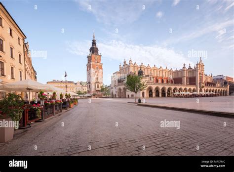 Krakow. Old town square Stock Photo - Alamy