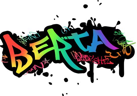 Graffiti Name Customisable Wall Sticker - TenStickers