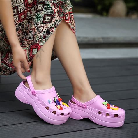 Fashion High Heel Crocs - Quymart Apparel