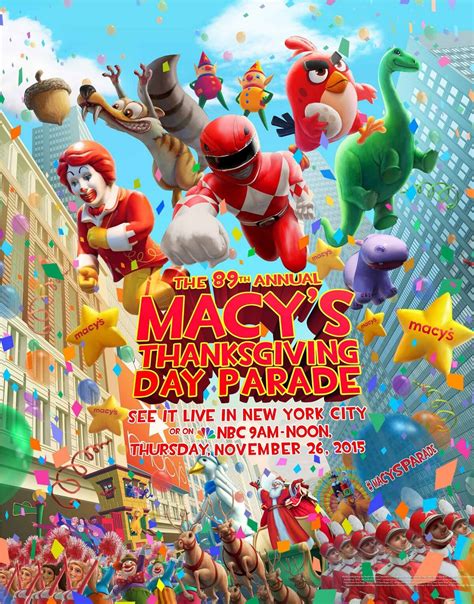 The 89th Annual Macy's Thanksgiving Day Parade (2015) | Macy's ...