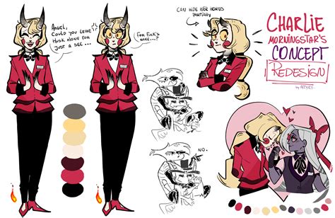 ArtStation - [Un-official] Concept redesign for Charlie Morningstar - Hazbin Hotel (2023)