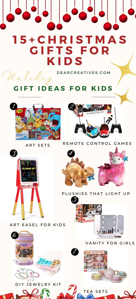 Christmas Gifts For Kids 15+ Gifts They'll Love Receiving! Dear Creatives