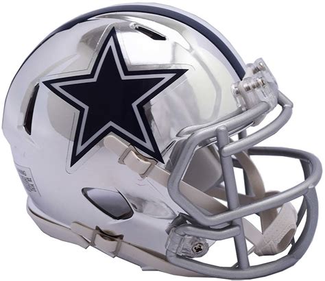 Riddell Dallas Cowboys Chrome Alternate Speed Mini Football Helmet # ...