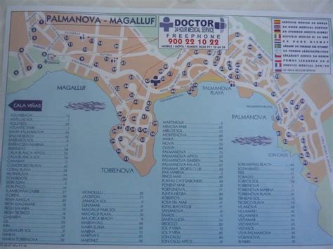 Map of most Hotels in Magaluf / Palma Nova (for 2011 meet up)