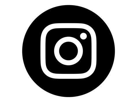 the instagram logo in black and white