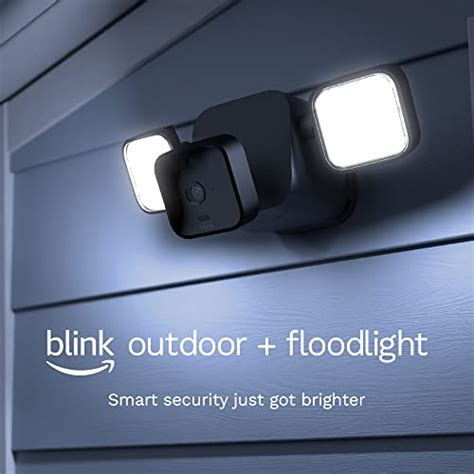 Blink Floodlight camera | Wireless smart security Outdoor camera + LED mount, two-year battery ...