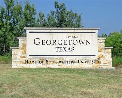 Geographically Yours Welcome: Georgetown, Texas