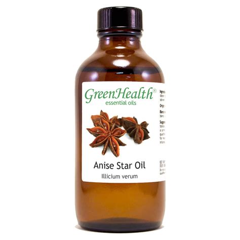 Anise Star Essential Oil - 4 fl oz (118 ml) Glass Bottle w/ Cap - 100% ...