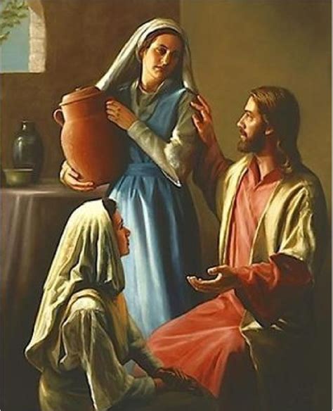 Mary, Martha & Jesus Fine Art; painting | And His Name Will Be Jesus