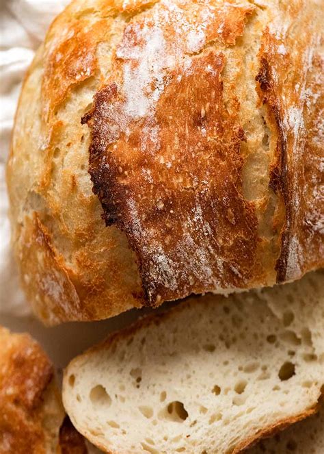 World's Easiest Yeast Bread recipe - Artisan, NO KNEAD crusty bread | RecipeTin Eats