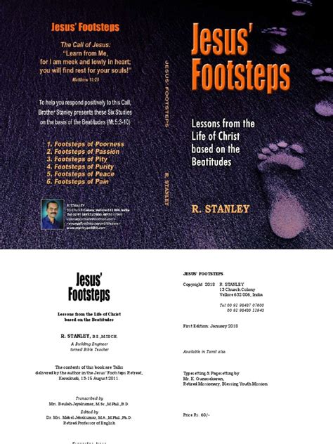 Jesus Footsteps Eng | PDF | Jesus | Beatitudes