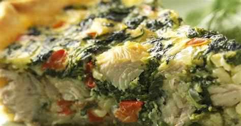 Turkey, Spinach and Swiss Quiche Recipe | Yummly