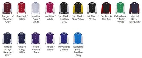 Varsity Jacket Colours – Axznt Clothing